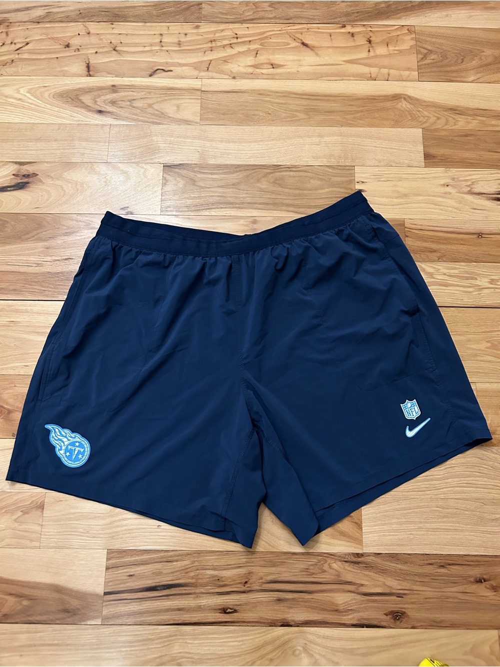 Nike Tennessee Titans Men’s Dri Fit Athletic Shorts Blue 3XL (L-9)